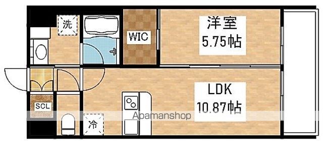 地下鉄谷町線 野江内代駅 徒歩4分 11階建 築8年の間取り写真