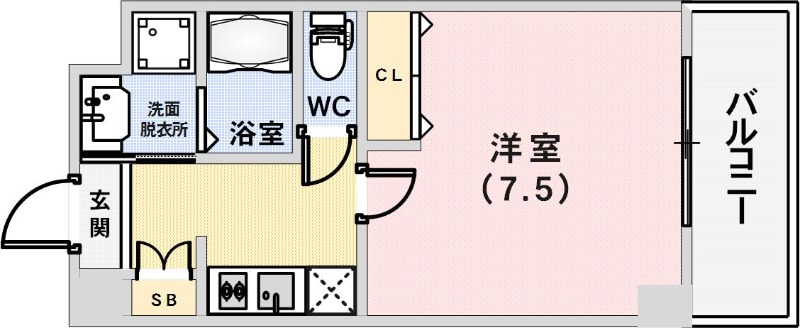 アドバンス神戸グルーブの間取り写真