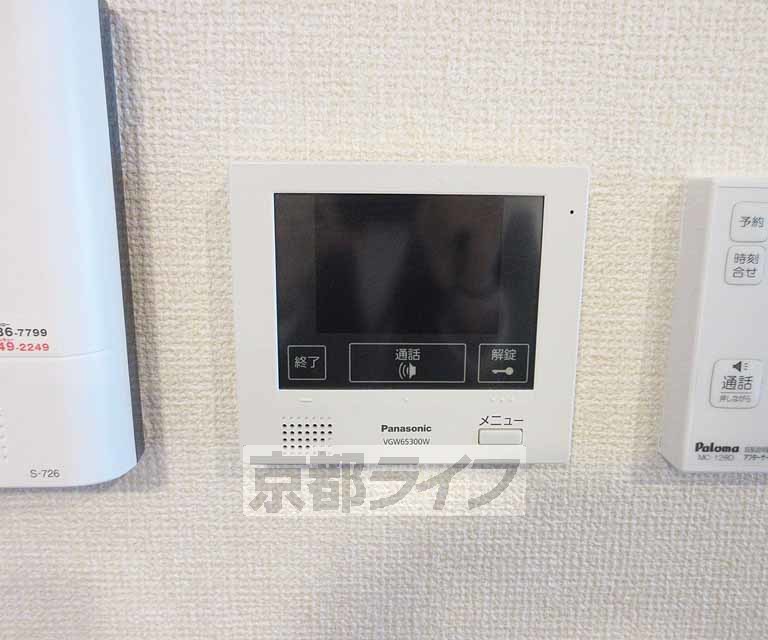 セキュリティ　カメラ付きです・