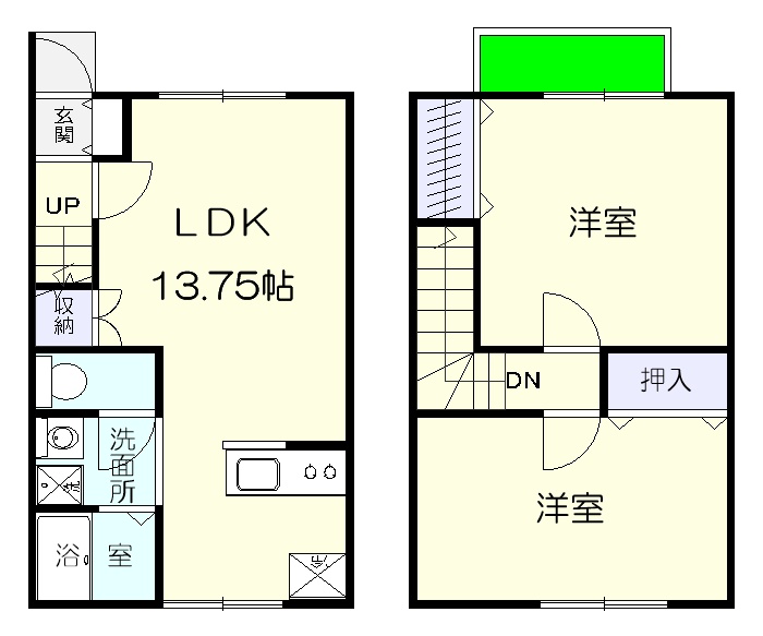 サンライフ坂井_間取り_0