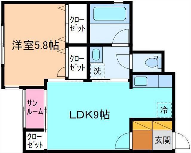 クレセント・ヴィラの間取り