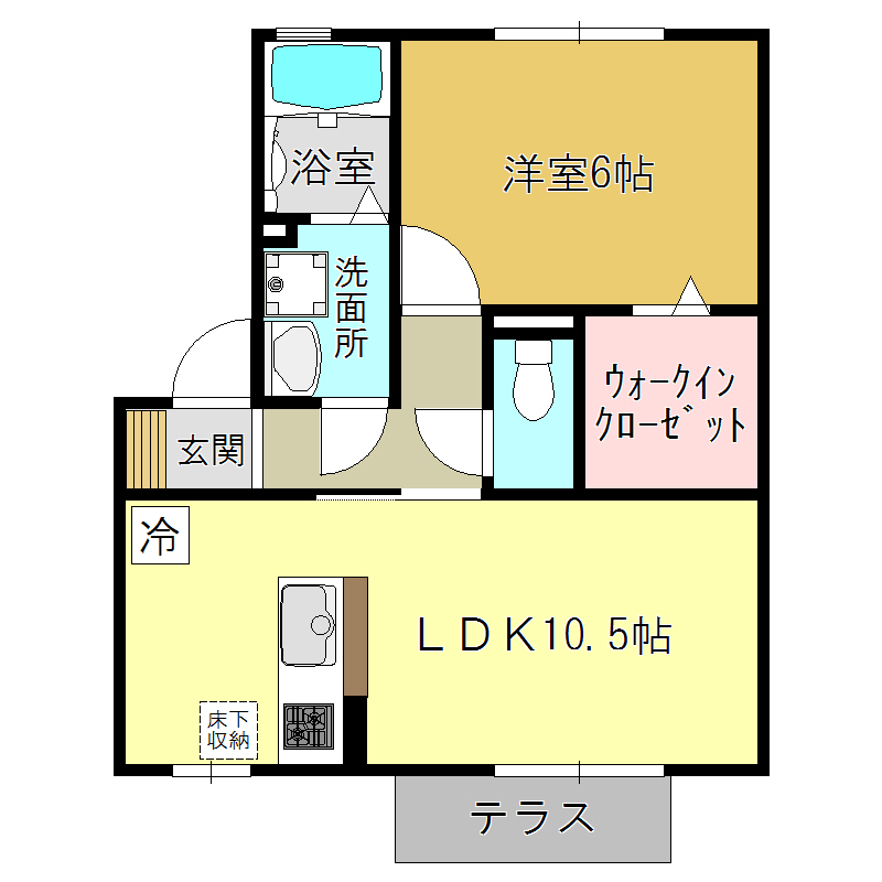 パルコートサンＢの間取り