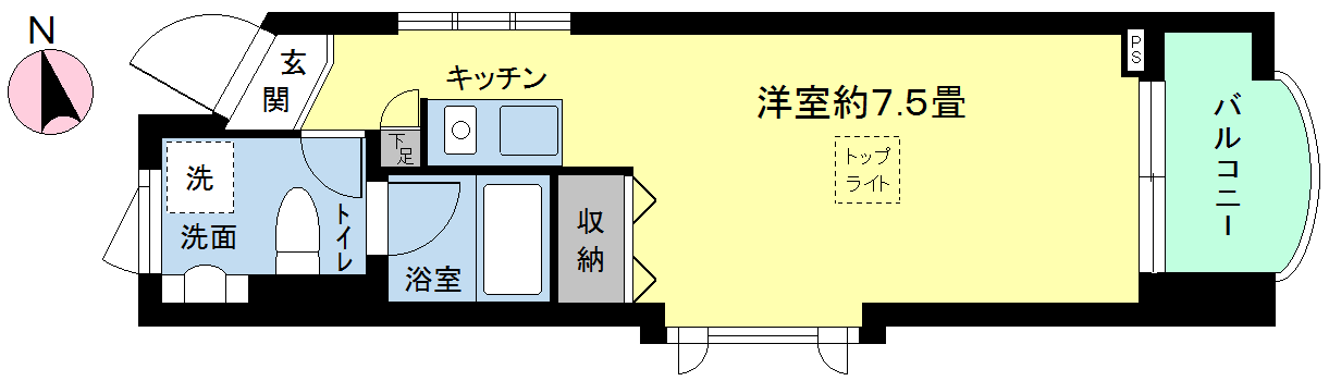 プティシャト－合田の間取り