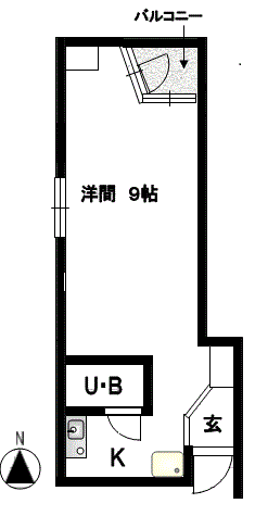 名古屋市中区伊勢山のマンションの間取り