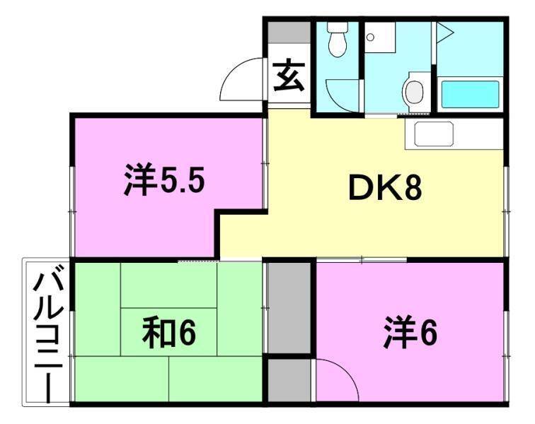 フローラル和泉の間取り