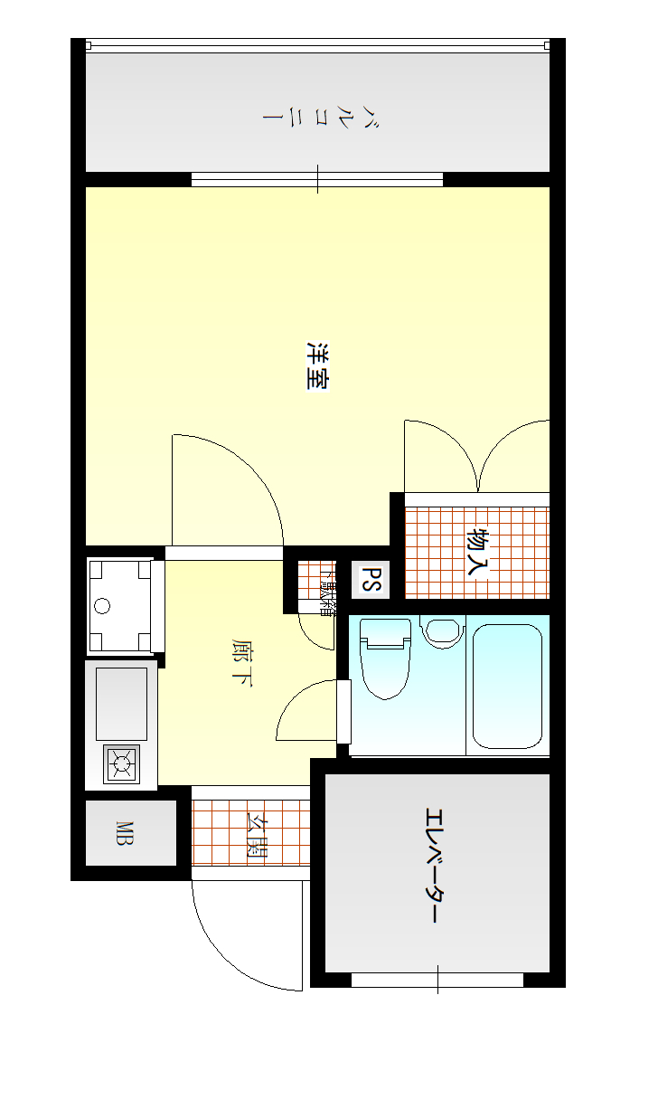 キャスルマンション鶴間の間取り