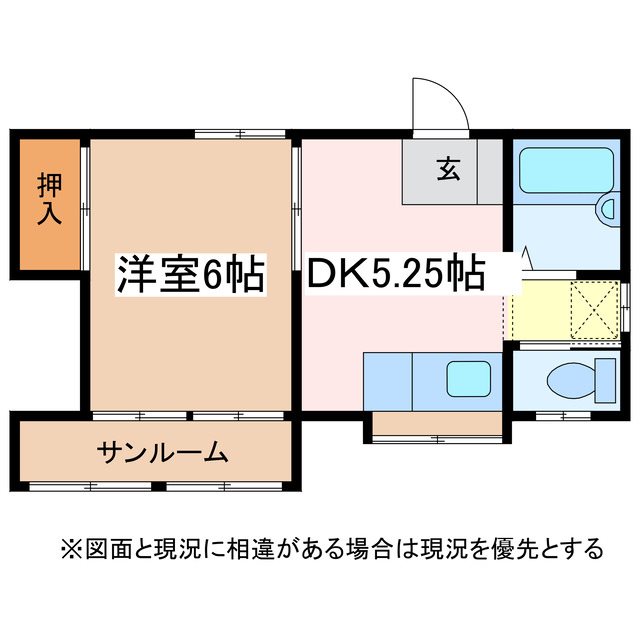 矢嶋コーポの間取り