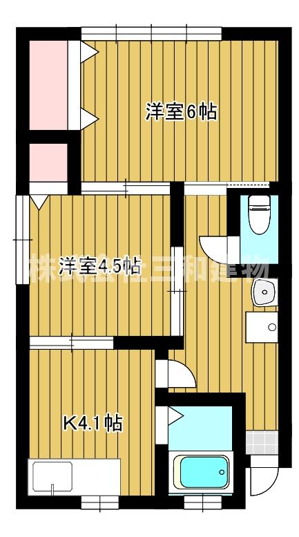 東京都板橋区徳丸２（アパート）の賃貸物件の間取り