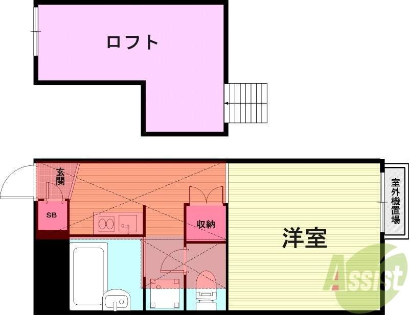 Domaine弥千代の間取り