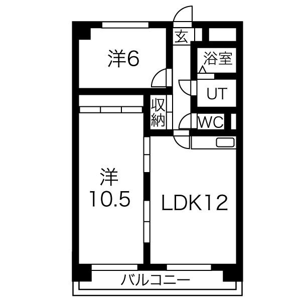 ミラベル元植田の間取り