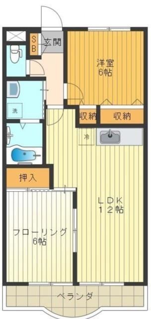 緑山ハイツＣの間取り