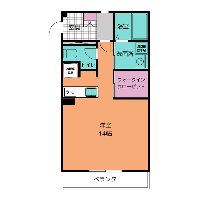 エトワール岩下の間取り