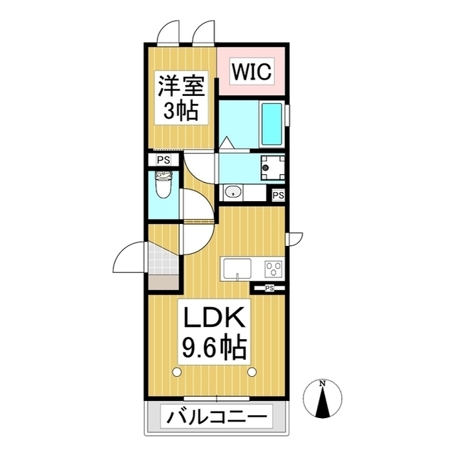 トリシアあいの間取り