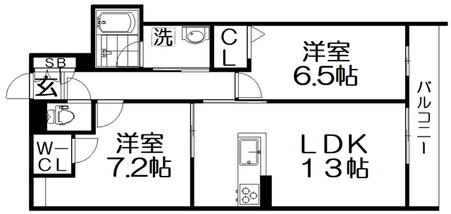 シャーメゾン Chouetteの間取り