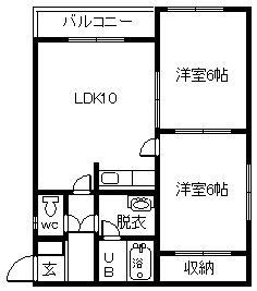 ビッグマンション５の間取り