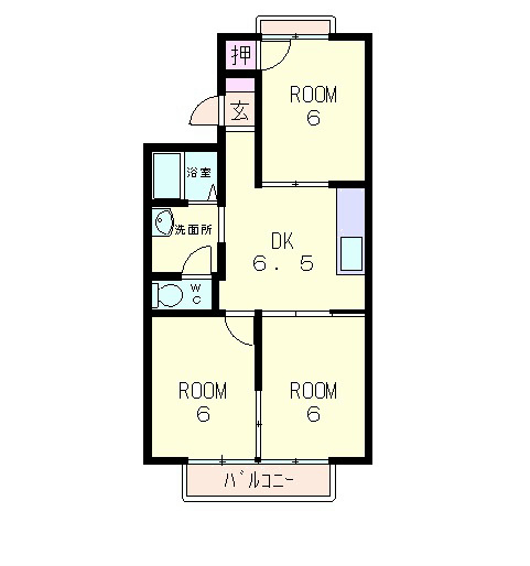 セジュールYBの間取り