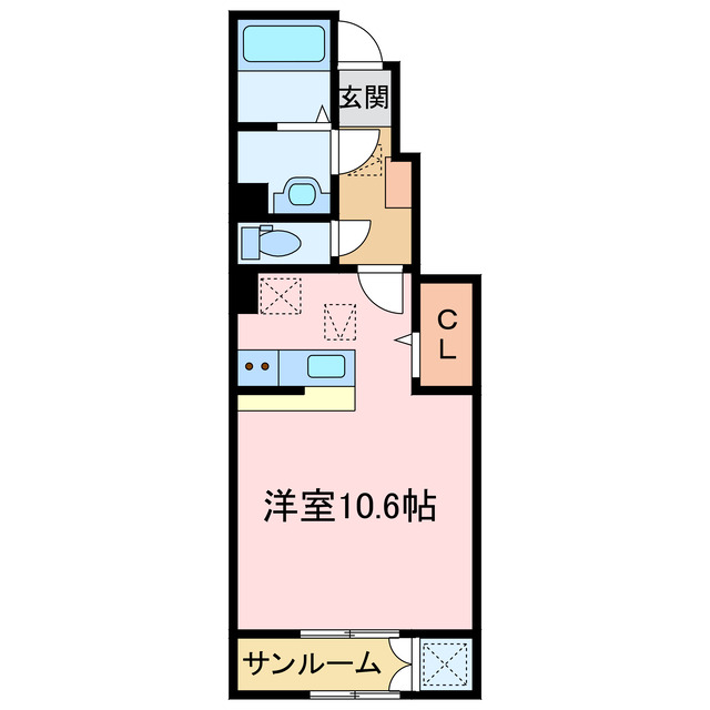 ラビアンローズの間取り