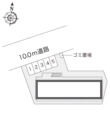 【レオパレスのあの駐車場】