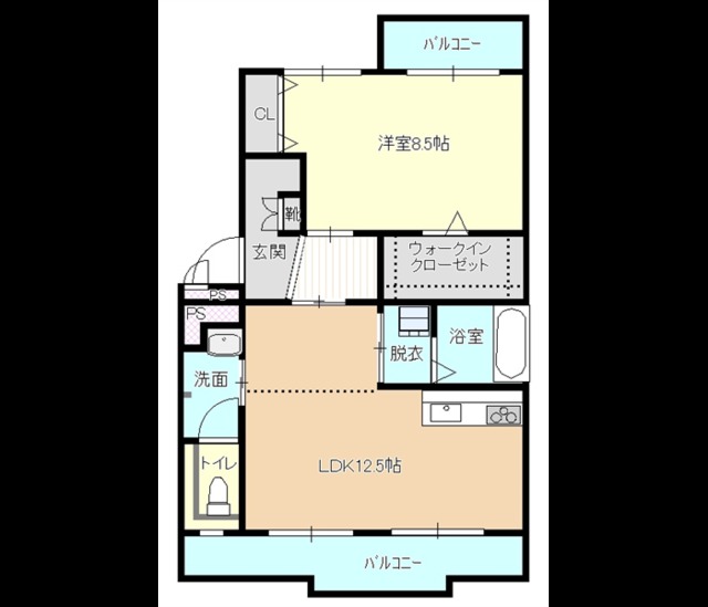 名古屋市緑区大高台のマンションの間取り