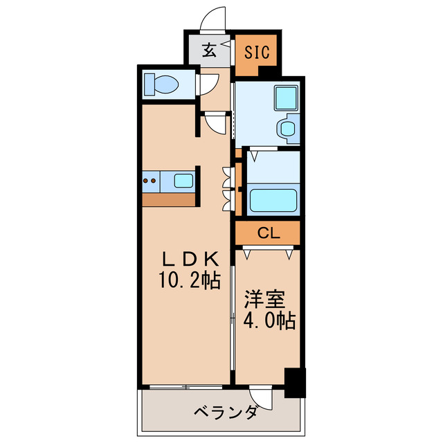 【アドバンス名古屋モクシーの間取り】