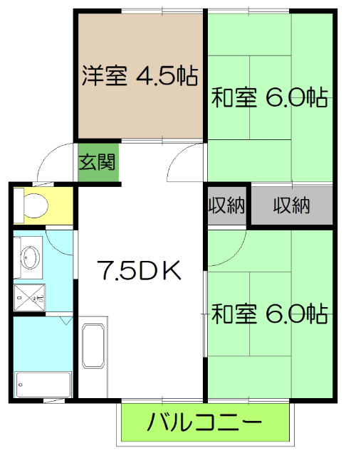 ファミール高須の間取り