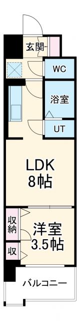 ファステート名古屋駅前アルティスの間取り