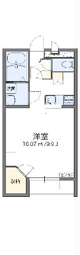 レオパレスドリーム１１８の間取り