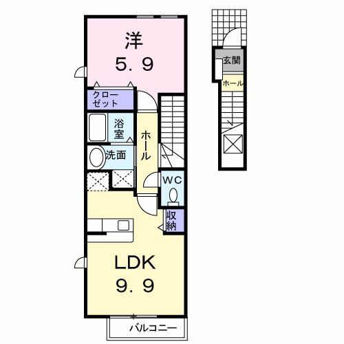 ロイヤルスクウェア　一宮IIの間取り