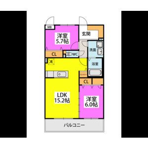 【糸島市泊のマンションの間取り】