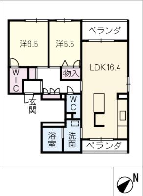 シャーメゾン桜が丘の間取り