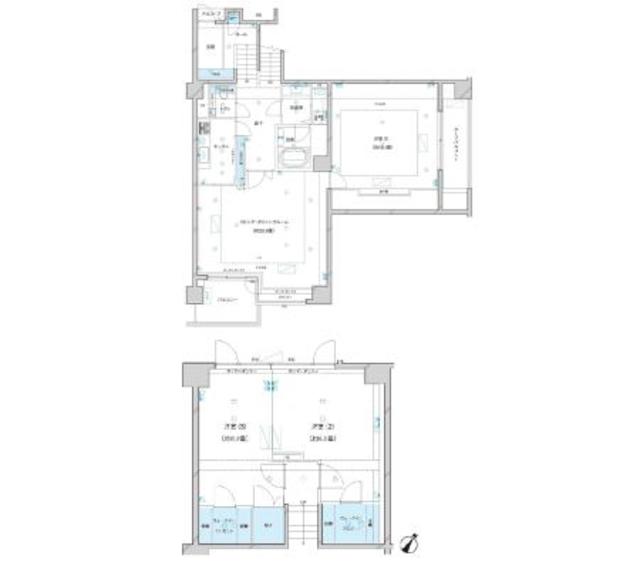 【参宮橋マンションの間取り】