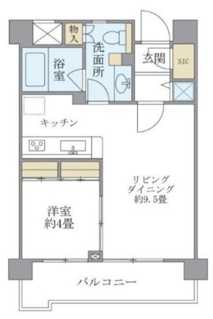 杉並区西荻北のマンションの間取り