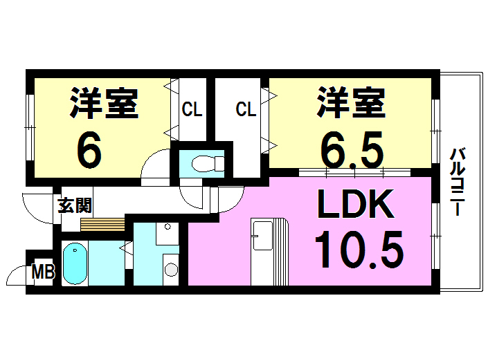 クラシオンIの間取り