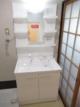 寺川マンション　洗面設備　洗面