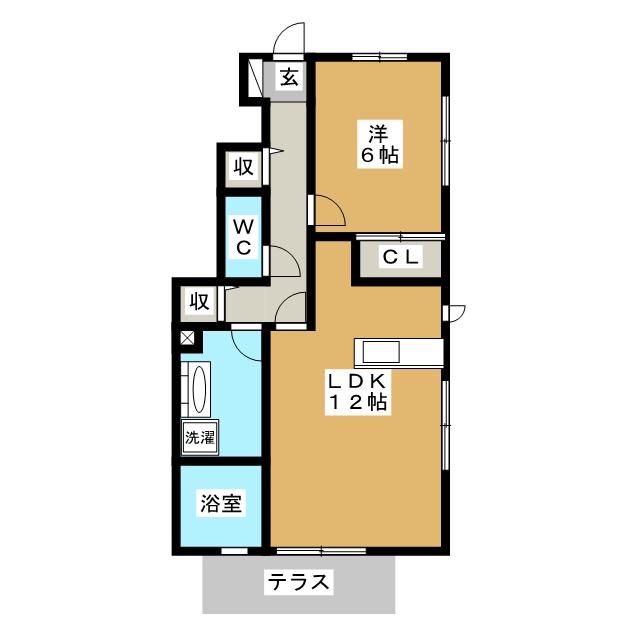 サリジエ　Ｂ棟の間取り