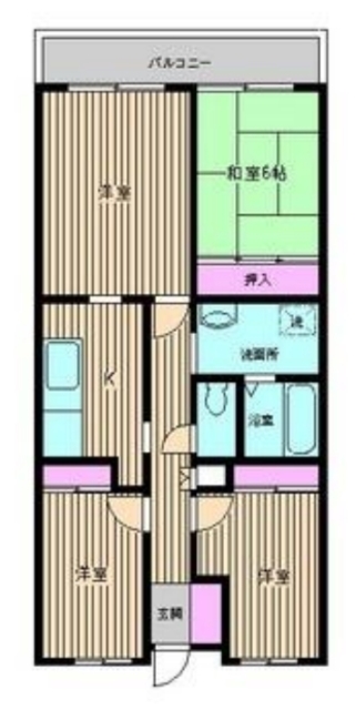 メゾングレイス瑞江の間取り