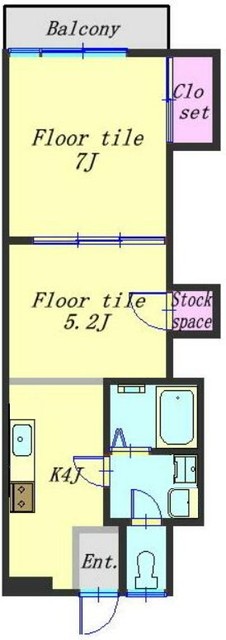 【反町マンションの間取り】