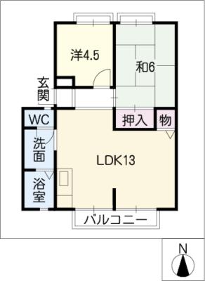 サンビレッジ東長根Ａ・Ｂの間取り