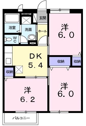 エステートIIの間取り