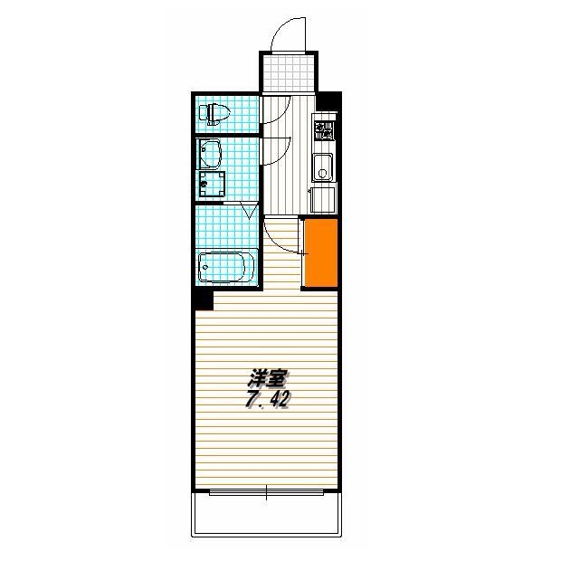 GARNET RESIDENCE七条河原町の間取り