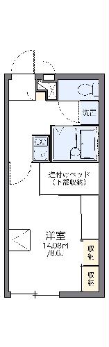 レオパレス野木和の間取り