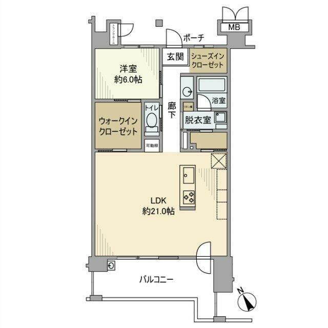 オーベル吉祥寺ＥＡＳＴの間取り