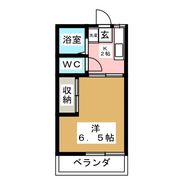 コーポ萩ヶ丘の間取り