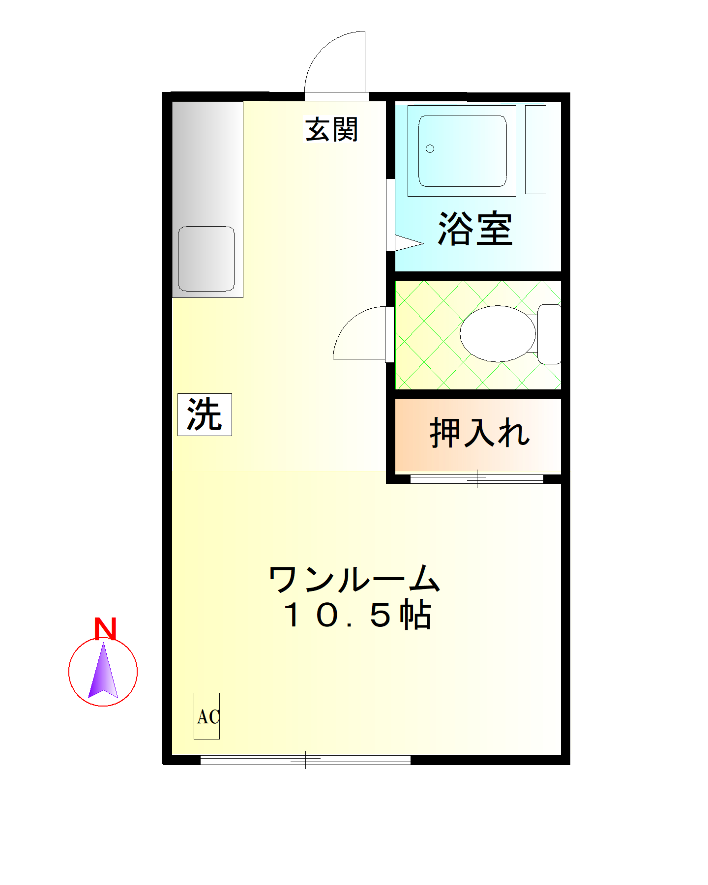 コーポ百香の間取り