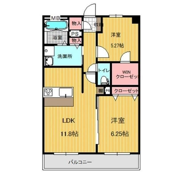 サンパーシモンの間取り