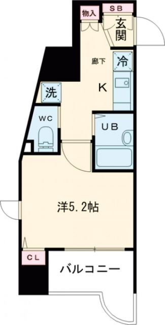 クレイシア旗の台の間取り