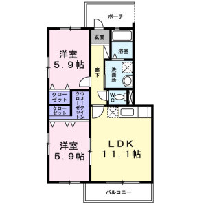 セピアコート平城山の間取り