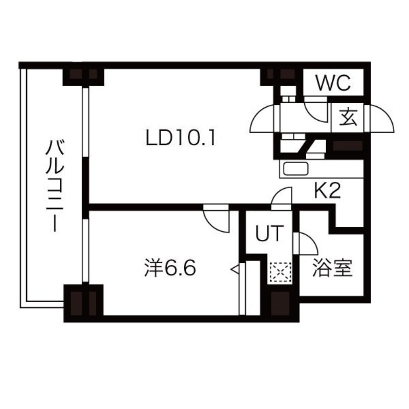 グランドタワー札幌の間取り