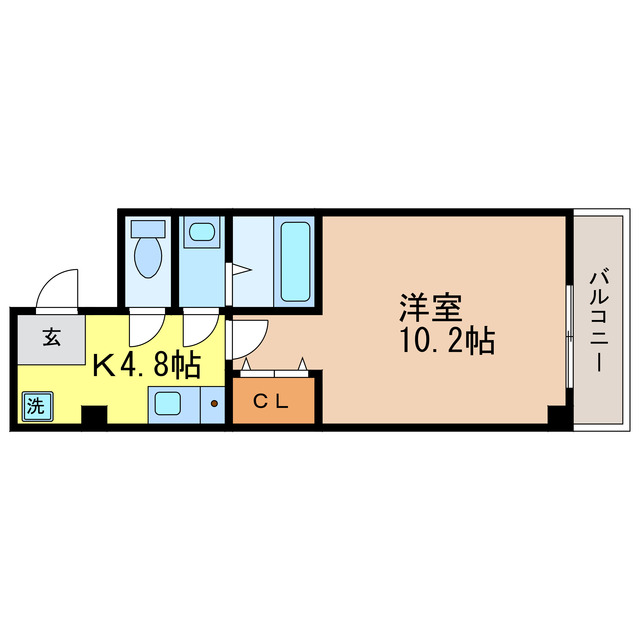 大津市長等のアパートの間取り