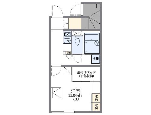 レオパレスＰａｓｓｏの間取り